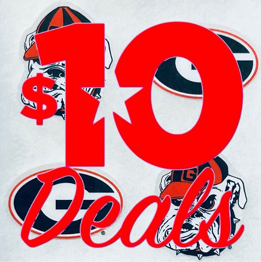 Pop Art 3D GEORGIA Peach Earrings Handcrafted + Cookie Cutter GA State Shape